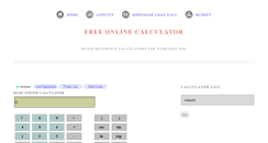 Desktop Screenshot of free-onlinecalculator.com